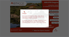 Desktop Screenshot of isth2011.stago.com