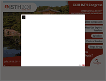 Tablet Screenshot of isth2011.stago.com